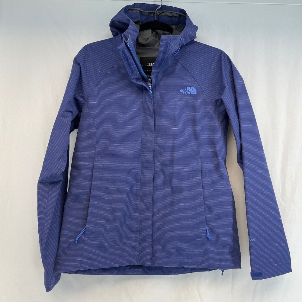 The North Face Zip Jacket Blue Purple Water Wind Resistant Women’s Size Small